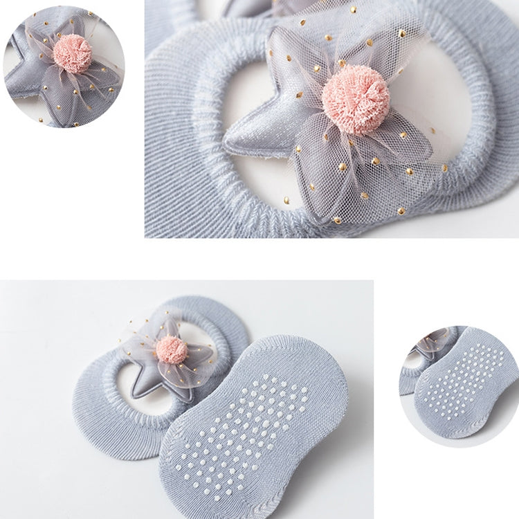 2 Pairs Baby Floor Socks Hollow Flower Spot Glue Non-Slip Children Socks, Toyan Socks: S 0-1 Years Old