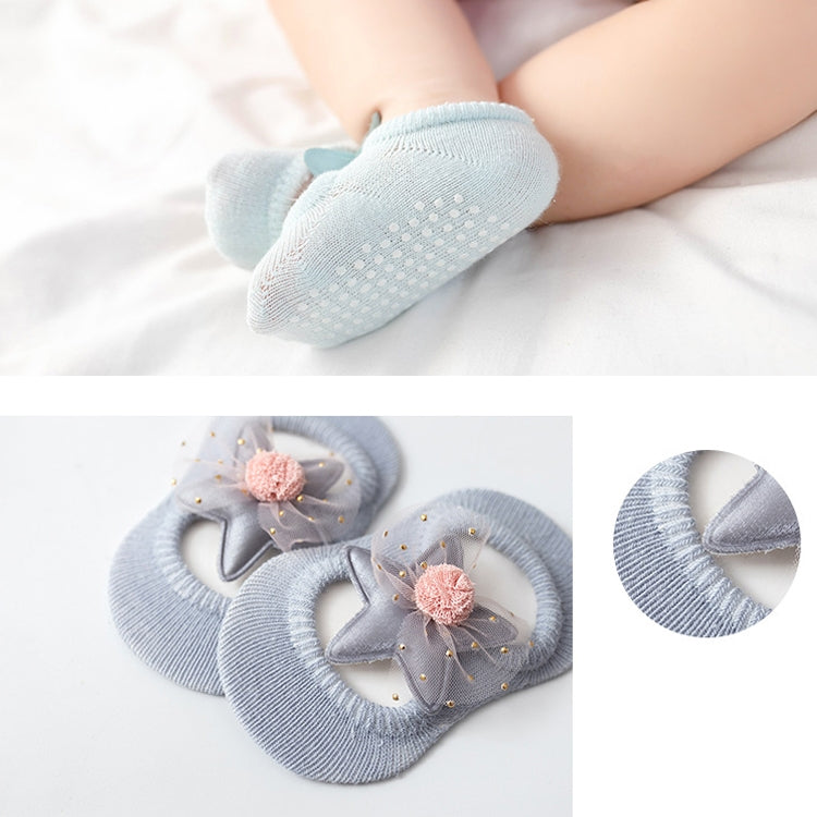 2 Pairs Baby Floor Socks Hollow Flower Spot Glue Non-Slip Children Socks, Toyan Socks: S 0-1 Years Old
