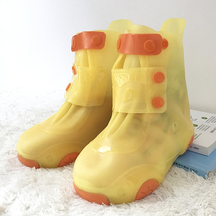 Children Rain Boot Cover Waterproof Non-Slip Rain Boot Cover Thickened Silicone Rain Boots, Size: 32-33