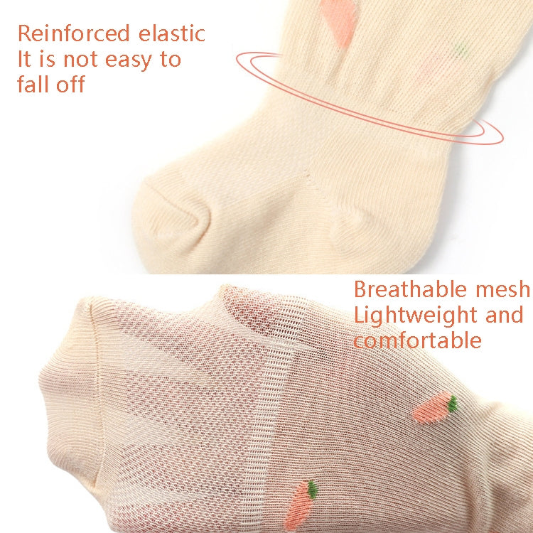6 Pairs Baby Stockings Anti-Mosquito Thin Cotton Baby Socks, Toyan Socks: M 1-3 Years Old