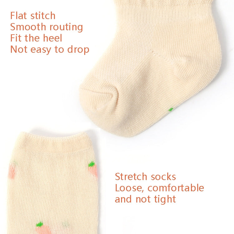 6 Pairs Baby Stockings Anti-Mosquito Thin Cotton Baby Socks, Toyan Socks: M 1-3 Years Old
