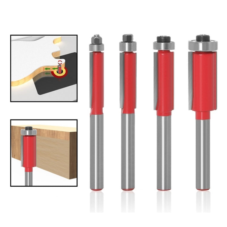 3 PCS Woodworking Engraving Milling Cutter Trimming Machine Alloy Cutter Head, Model: 1/4x1/2mm