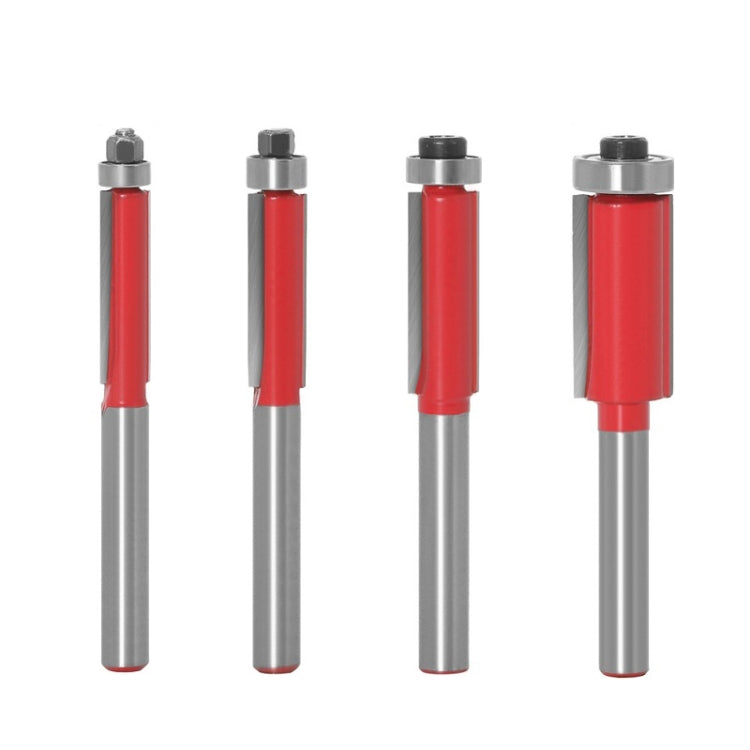 3 PCS Woodworking Engraving Milling Cutter Trimming Machine Alloy Cutter Head, Model: 1/4mm Handle 4PCS/Set