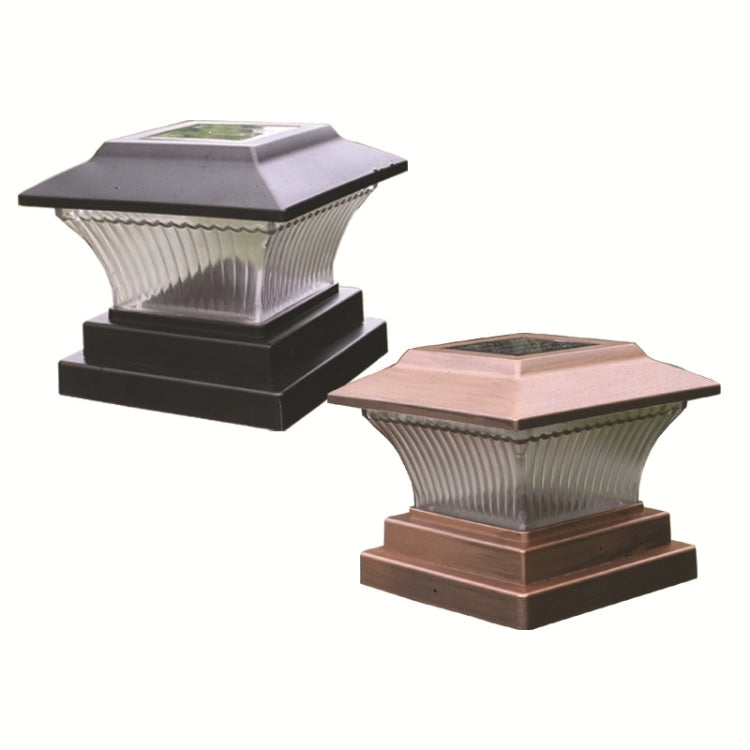 Outdoor Solar Column Lamp IP44 Waterproof Garden Fence Light Solar Street Lamp