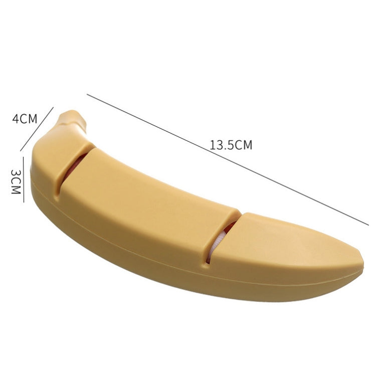 3 PCS Banana Sharpener Stone Home Kitchen Two-Stage Sharpener
