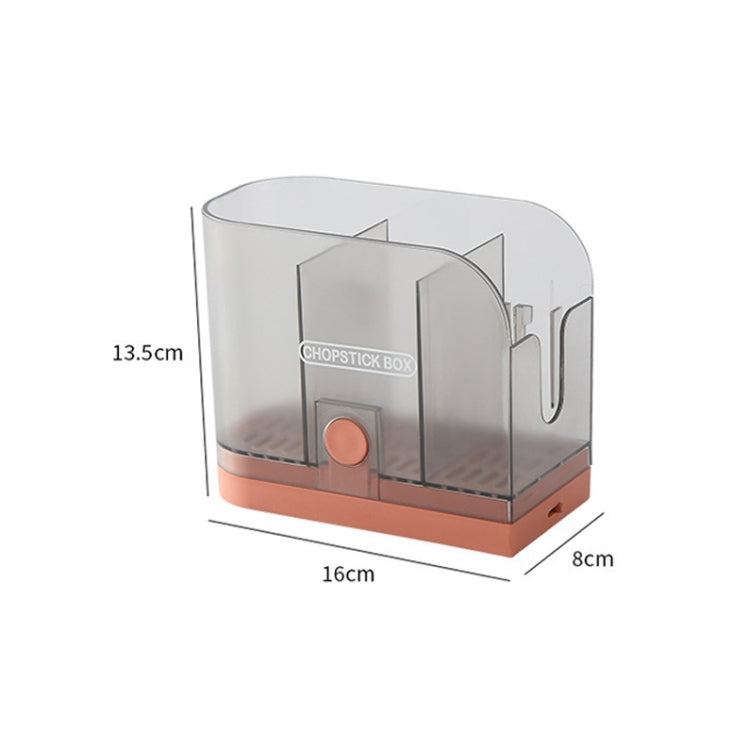 2 PCS Wall-Mounted Two-Purpose Chopsticks Cage Multifunctional Kitchen Draining Rag Rack