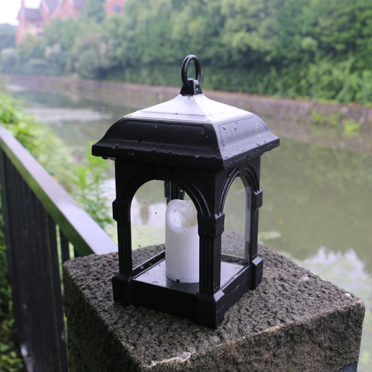 Outdoor Solar Simulation Candle Light Garden Solar Hanging Lamp