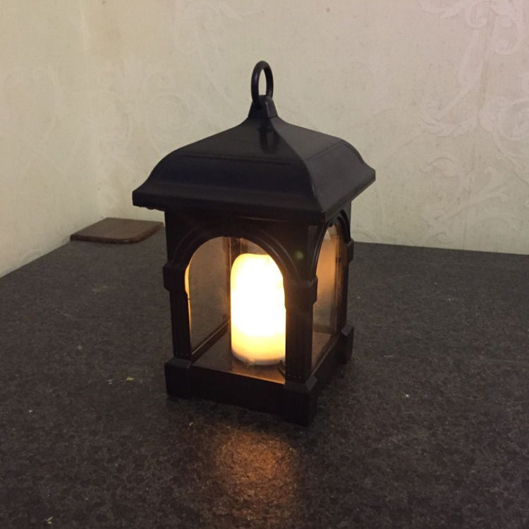 Outdoor Solar Simulation Candle Light Garden Solar Hanging Lamp
