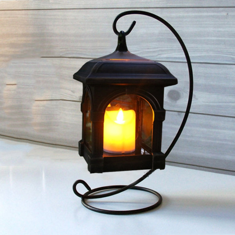 Outdoor Solar Simulation Candle Light Garden Solar Hanging Lamp