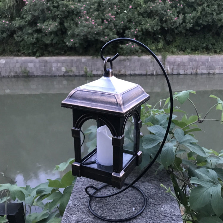 Outdoor Solar Simulation Candle Light Garden Solar Hanging Lamp