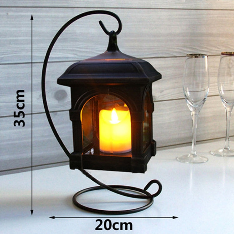 Outdoor Solar Simulation Candle Light Garden Solar Hanging Lamp