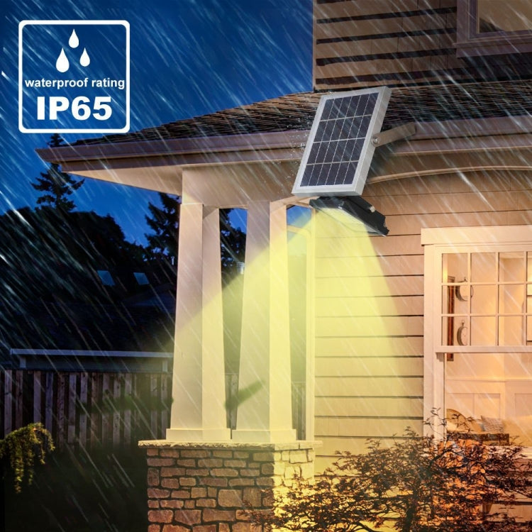 50W Remote Control Solar Wall Lamp Garden Lawn Light Outdoor Waterproof Street Light RGB Flood Light(Colorful Light)