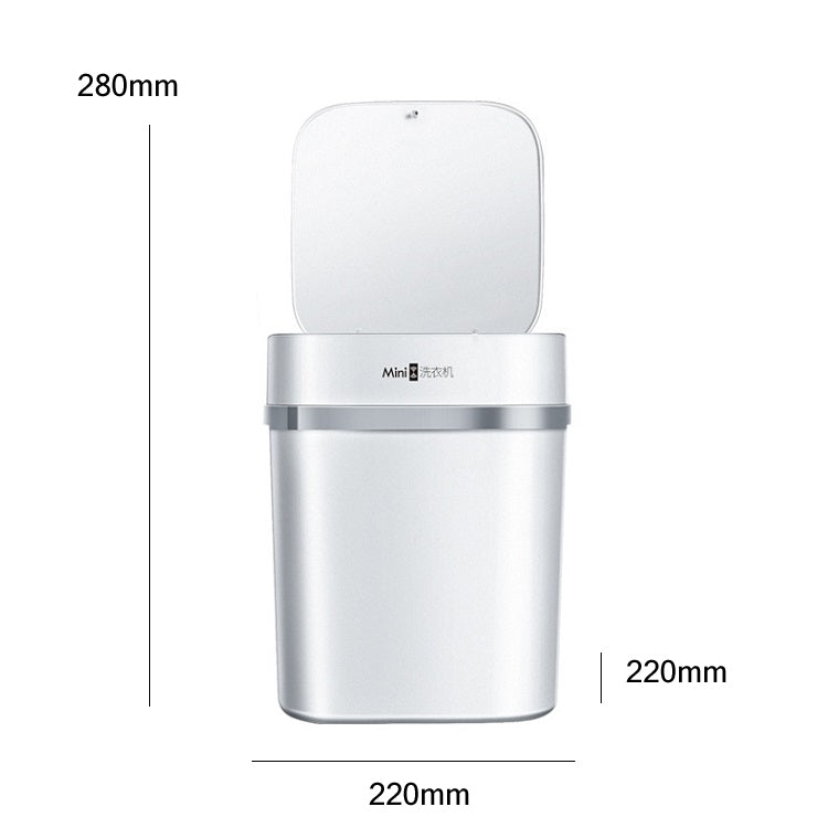 10L USB Ultra Shock Wave Turbo Small Portable Washing Machine, Product specifications: 220x220x280mm