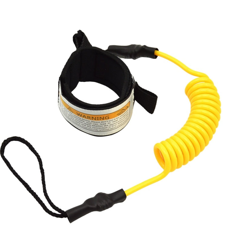 Surf Bodyboard Safety Hand Rope TPU Surfboard Paddle Towing Rope, The Length After Stretching: 1.6m