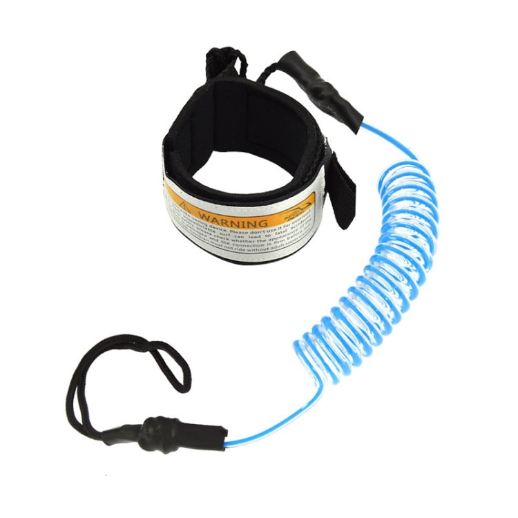 Surf Bodyboard Safety Hand Rope TPU Surfboard Paddle Towing Rope, The Length After Stretching: 1.6m