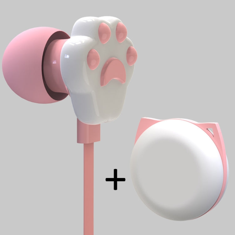3 PCS M133 Creative Kitten Paw In Ear Wire Earphone, Length: 1m