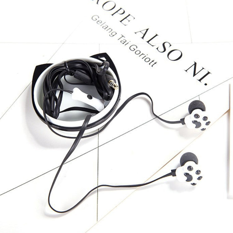 3 PCS M133 Creative Kitten Paw In Ear Wire Earphone, Length: 1m