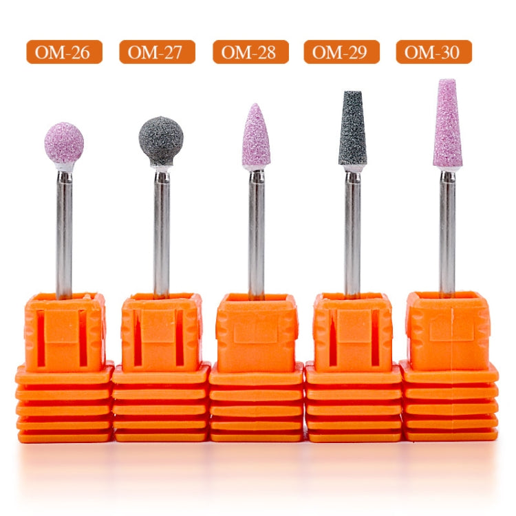 8 PCS Quartz Polishing Head For Nail Polisher Round Strip Polishing Head(OM28)