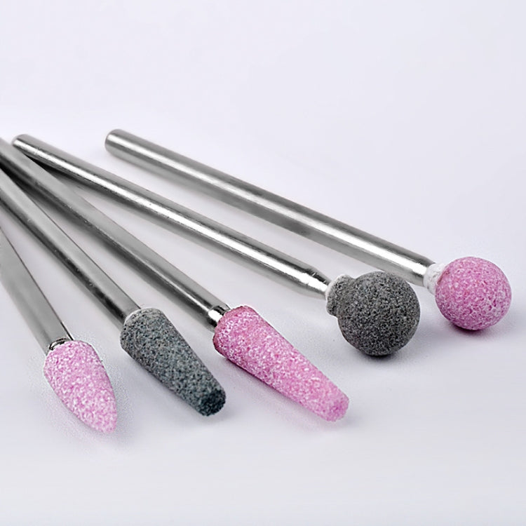 8 PCS Quartz Polishing Head For Nail Polisher Round Strip Polishing Head(OM28)