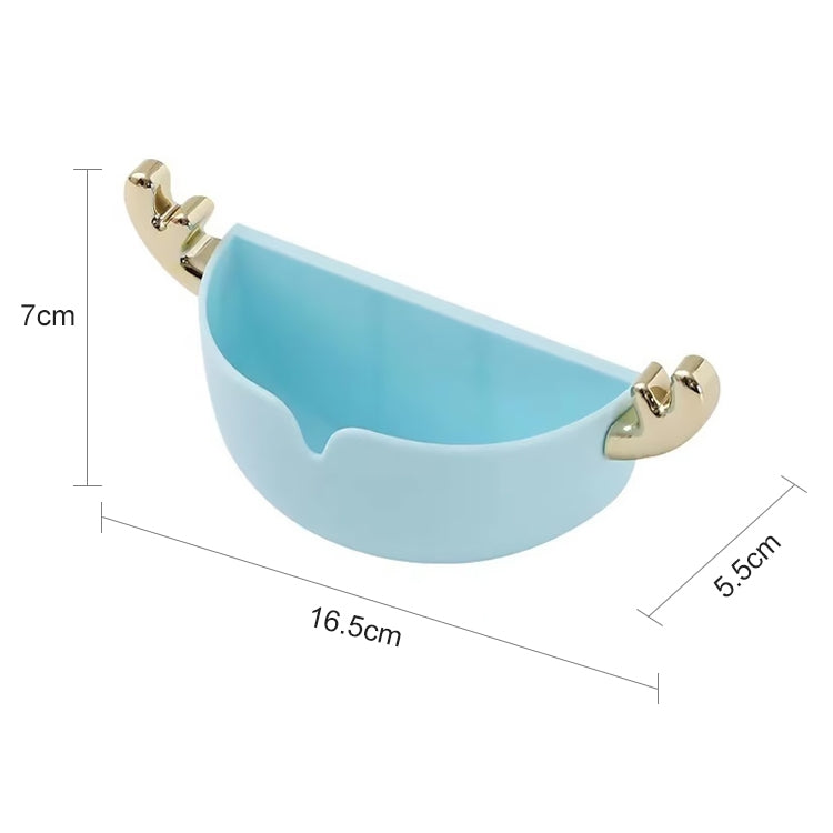 4 PCS Cartoon Animal Cute Deer Soap Holder Seamless Wall-Mounted Bathroom Storage Box