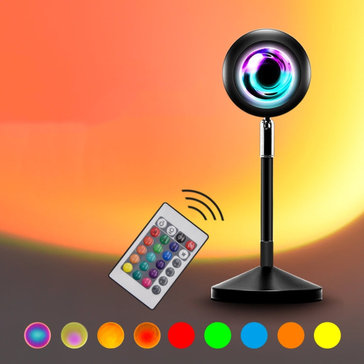 6W COB RGB UFO Colorful Sunset Light Rainbow Projection Light Photography Fill Light