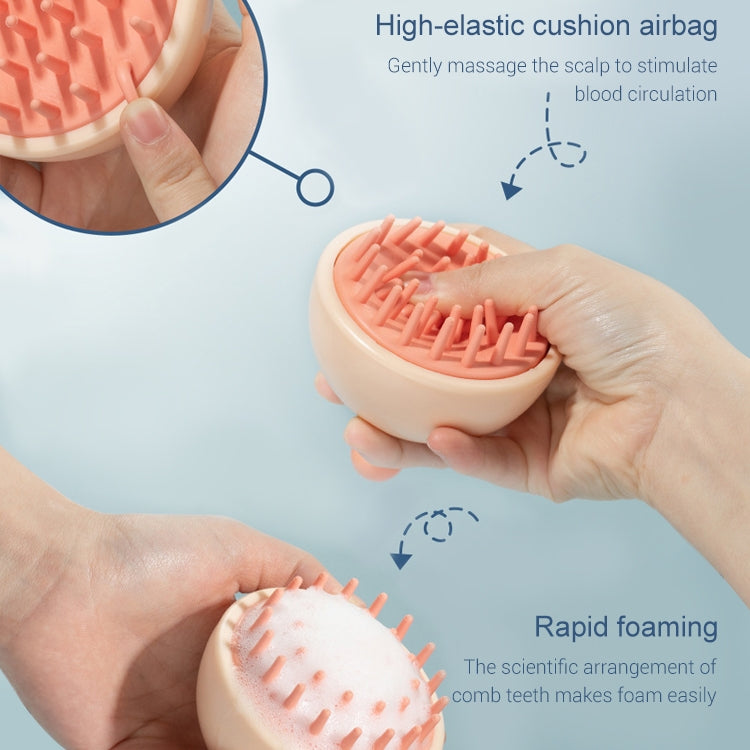 3 PCS Men Women Shampoo Massage Comb Shampoo Brush Gas Comb( Green)