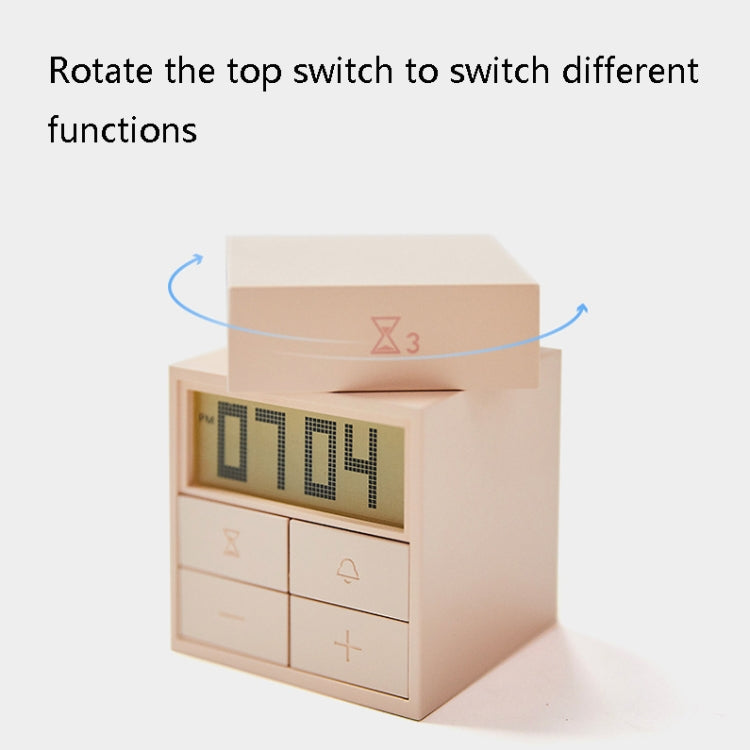 Rotating Magic Box Kitchen Timer Children Learning Time Manager Alarm Clock