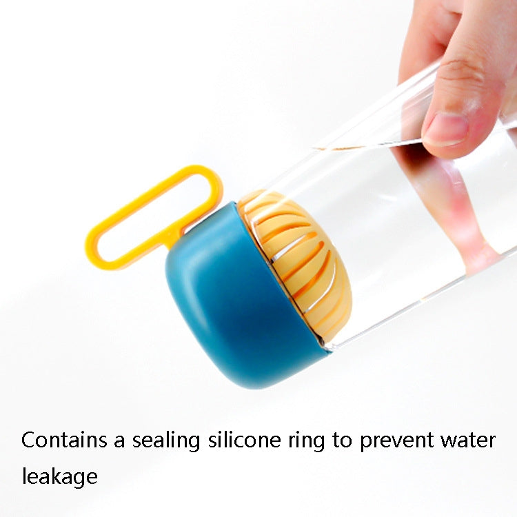 2 PCS Portable Plastic Large Capacity Cups Tea Cup With Tea Leak