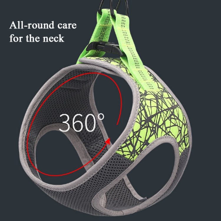 Dog Leash Vest Type Pet Chest Harness Special Leash For Small Dogs, Specifications (length * width): S(Black)