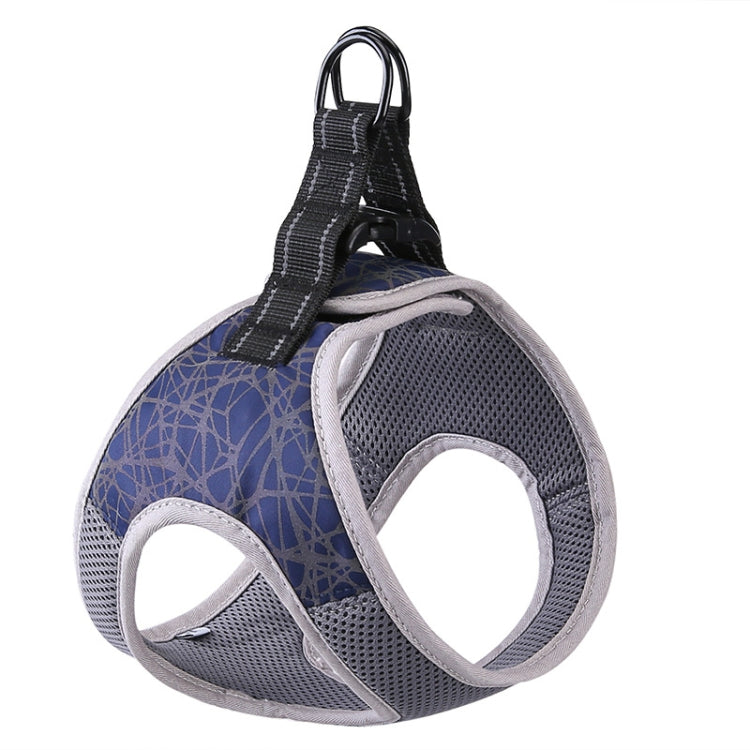 Dog Leash Vest Type Pet Chest Harness Special Leash For Small Dogs, Specifications (length * width): M(Blue)