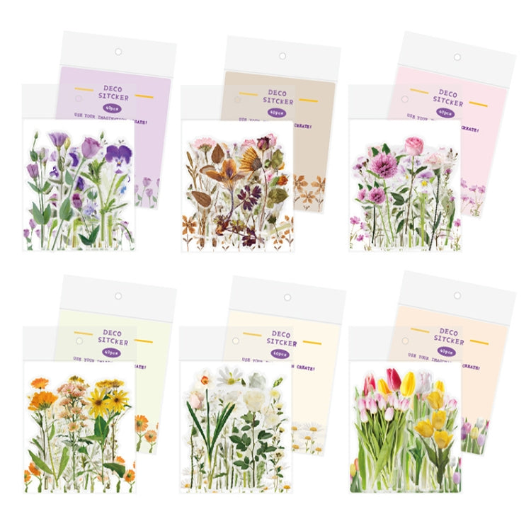 5 Sets Fresh Hand Account Diary DIY Sticker Color Random Delivery