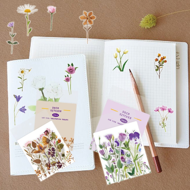 5 Sets Fresh Hand Account Diary DIY Sticker Color Random Delivery