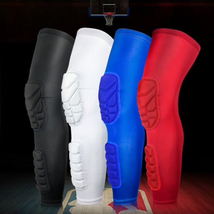 A Pair  Extended Sports Knee Pads Thigh and Calf Cover Outdoor Climbing Football Basketball Riding Protective Gear, Specification: XL (Black)
