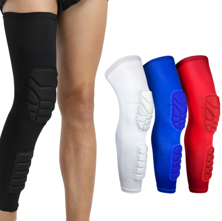 A Pair  Extended Sports Knee Pads Thigh and Calf Cover Outdoor Climbing Football Basketball Riding Protective Gear, Specification: XL (Black)