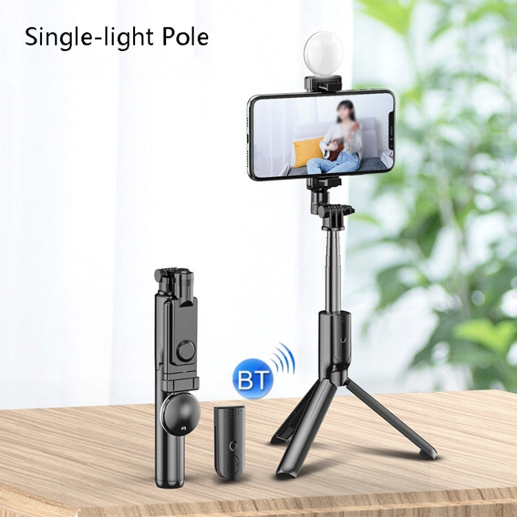 R9 Desktop Live Broadcast Photo Bluetooth Connection Bracket Rotatable Universal Tripod, Style: Single-light Pole