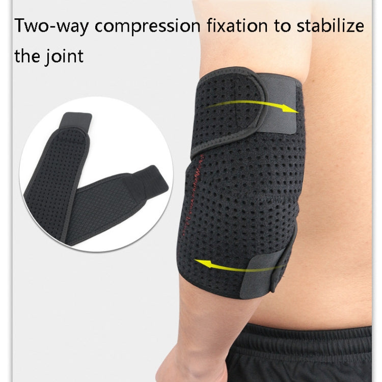 2 PCS Breathable Winding Support Arm Sleeve Outdoor Basketball Tennis Fitness Sports Protective Gear(Black)