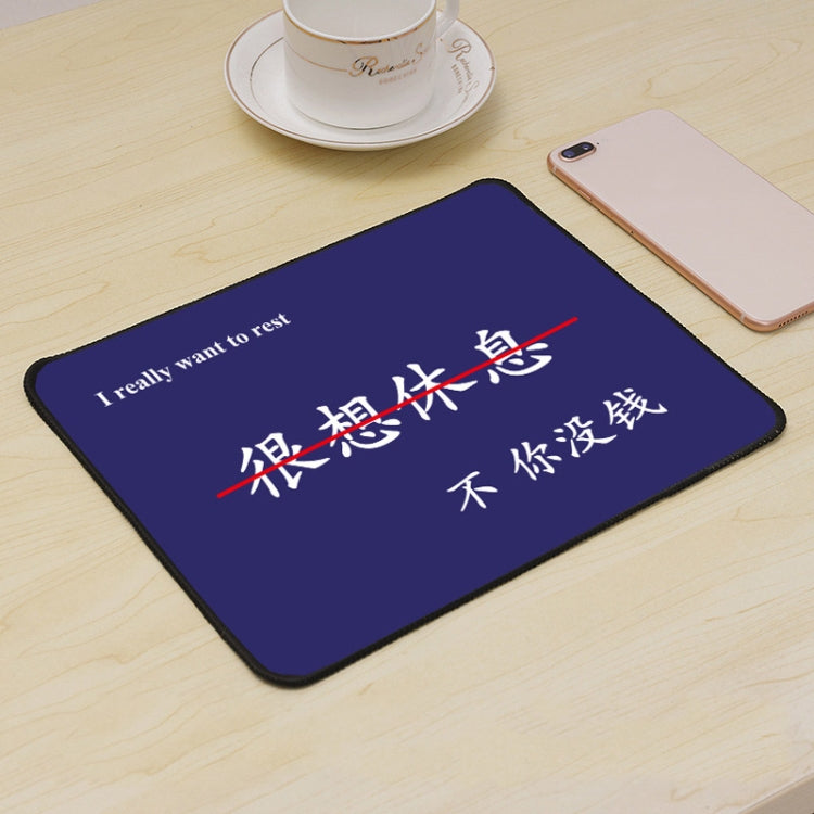 8 PCS Thickened And Enlarged Cartoon Mouse Pad Computer Desk Mat, Size: 26 x 21cm