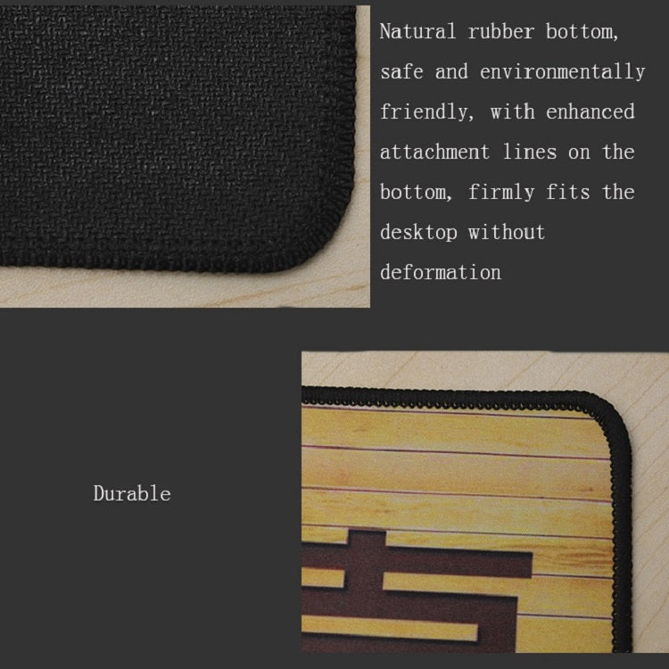 8 PCS Thickened And Enlarged Cartoon Mouse Pad Computer Desk Mat, Size: 26 x 21cm