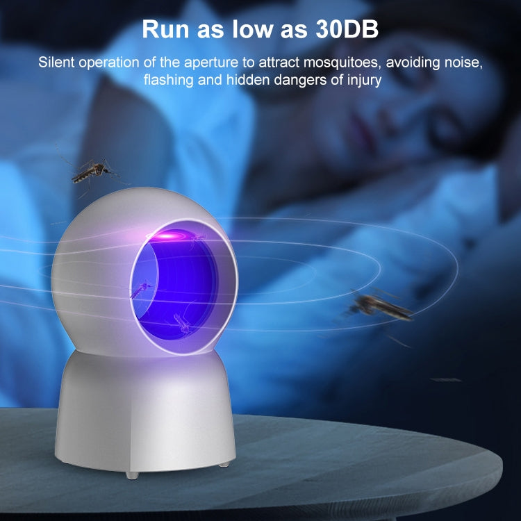 USB Photocatalysts Mosquito Lamp Household Inhalation Physics Mosquito Repellent Lamp(White)