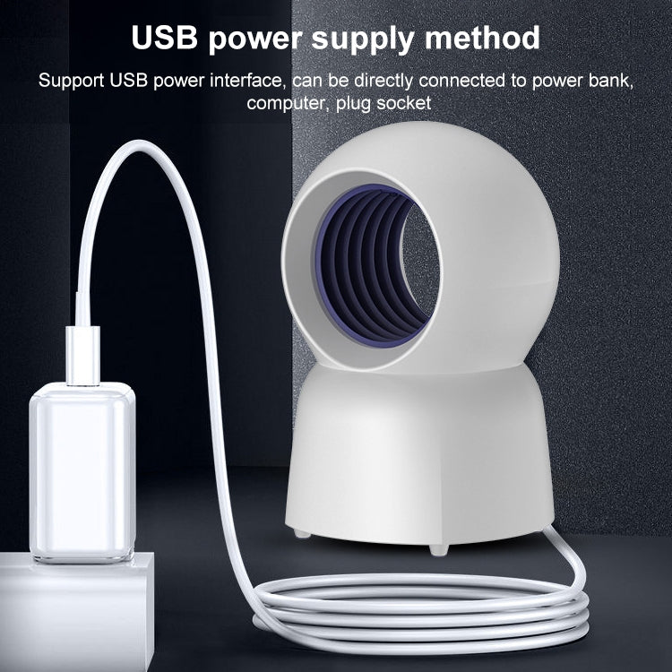 USB Photocatalysts Mosquito Lamp Household Inhalation Physics Mosquito Repellent Lamp(White)