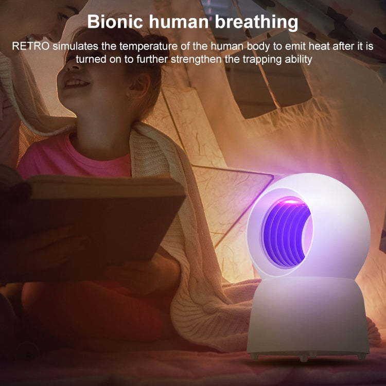 USB Photocatalysts Mosquito Lamp Household Inhalation Physics Mosquito Repellent Lamp(White)