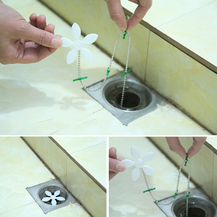 Kitchen Pipe Dredge Hook Sewer Toilet Anti-Blocking Sink Dredge Kit, Style: 6 PCS/Set-3