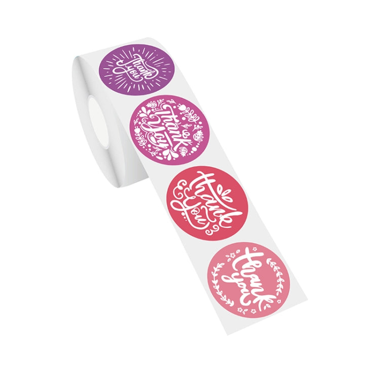 2 Sets Love Thank You Gilding Stamping Sticker