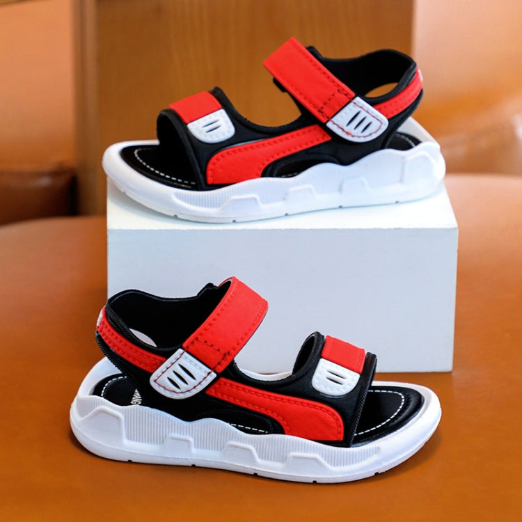 2 Pairs Children Sandals Anti-Skid Soft Bottom Children Beach Shoes, Size: 28 Inner Length 18cm