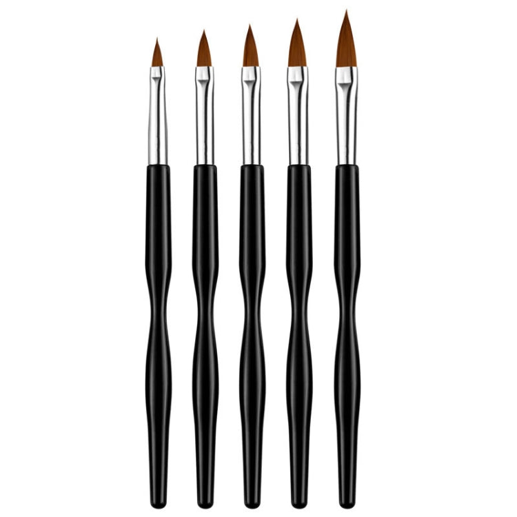 SKU001093 4 PCS Crystal Carving Brush Plastic Waist Rod Nail Tool