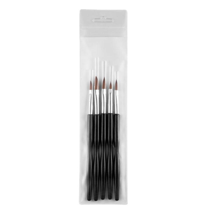 SKU001093 4 PCS Crystal Carving Brush Plastic Waist Rod Nail Tool