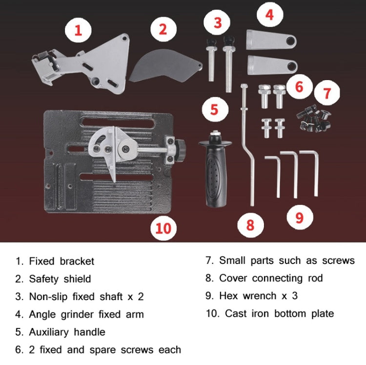 Multifunctional Angle Grinder Fixing Bracket