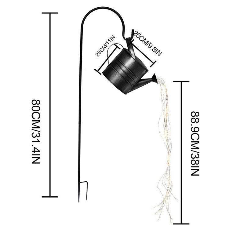 Solar Kettle Copper Wire Light String Garden Decoration Light