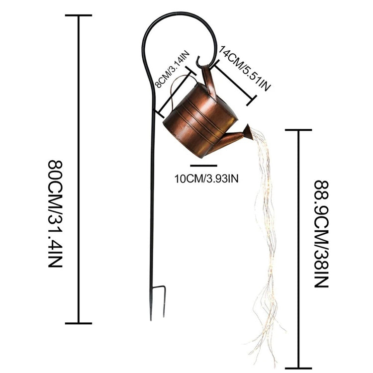 Solar Kettle Copper Wire Light String Garden Decoration Light