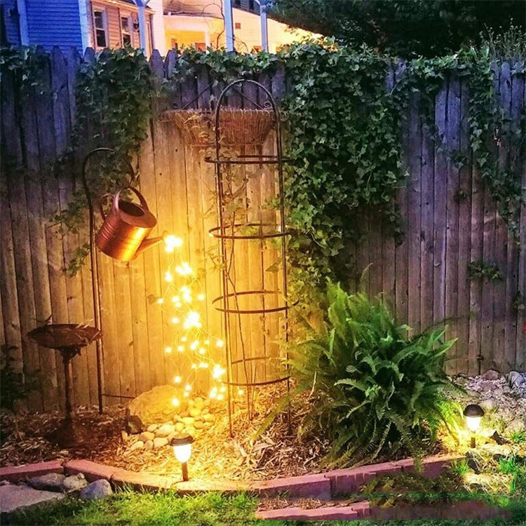 Solar Kettle Copper Wire Light String Garden Decoration Light